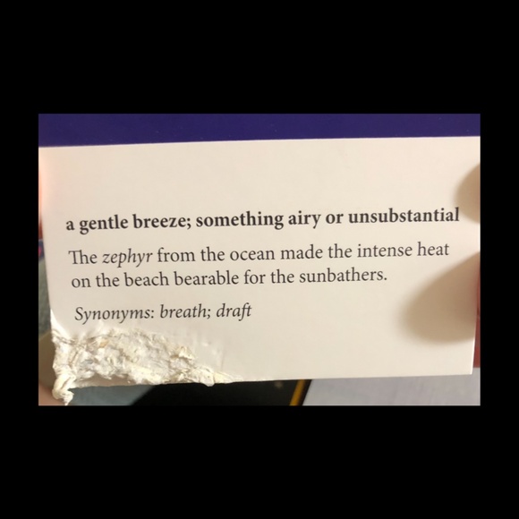 GRE Vocabulary Flash Cards (MY DOG ATE THE CORNER OF THE BOX) - Picture 2 of 4